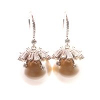 Orecchini Domar Gioielli Donna Orecchini perle argento 925 in Argento Cubic Zirconia EPC123917